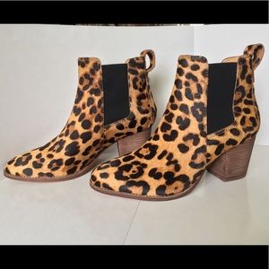 Madewell Leopard Calf Hair Boot